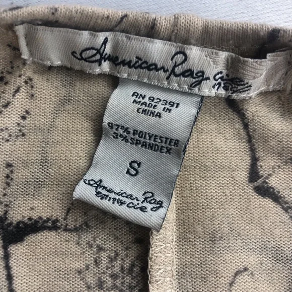 American Rag Graphic Butterfly Print Knit Popover Top - Picture 14 of 16